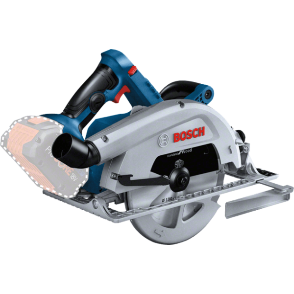 Акумулаторен ръчен циркуляр Bosch GKS 18V-68 BITURBO